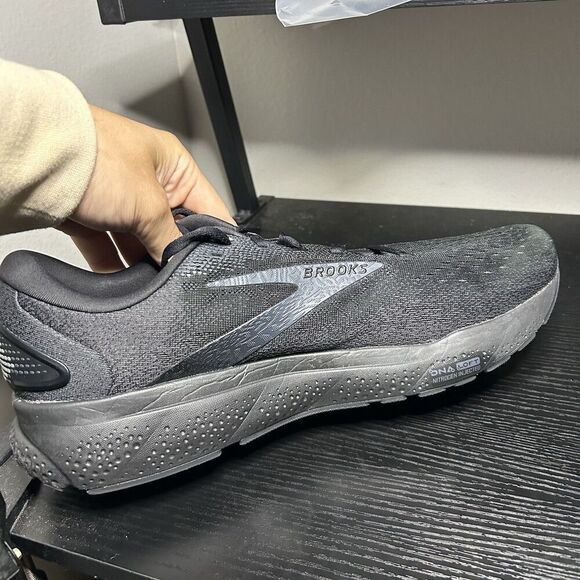 Brooks Mens Ghost 16 1104181D020 Black Running Shoes Sneakers Size 15 D - Picture 5 of 10